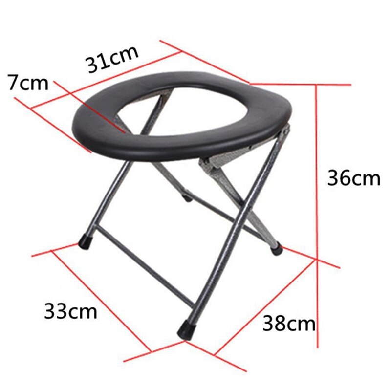 Portable Folding Toilet Outdoor Camping Travel Toilet