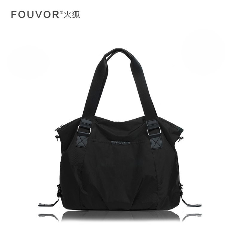 Fouvor kvinnor oxford handväska nylon stor kapacitet dam pendlar canvas väska koreansk kvinnlig traval casual axelväska 2532-04