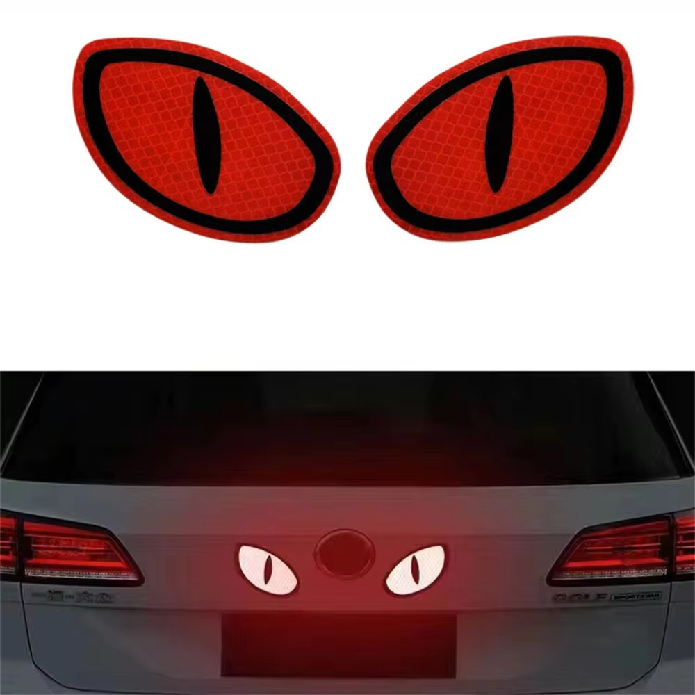 Auto Reflektor Aufkleber Nacht Fahren Sicherheit Aufkleber Für Auto Lkw Motorrad Anhänger Katze Auge Reflektierende Sicherheit Warnband: verrotten
