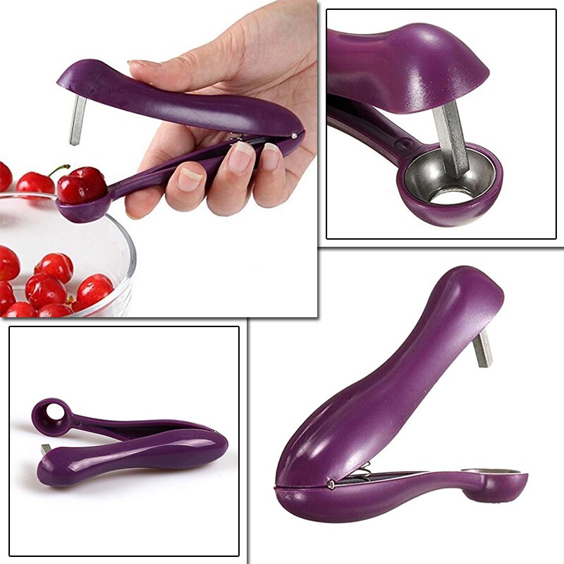 Keuken fruit groente gereedschap 1 st. kers fruit olijf kern verwijderen pit tool zaad gadget ontpitter ontpitter ontpitter