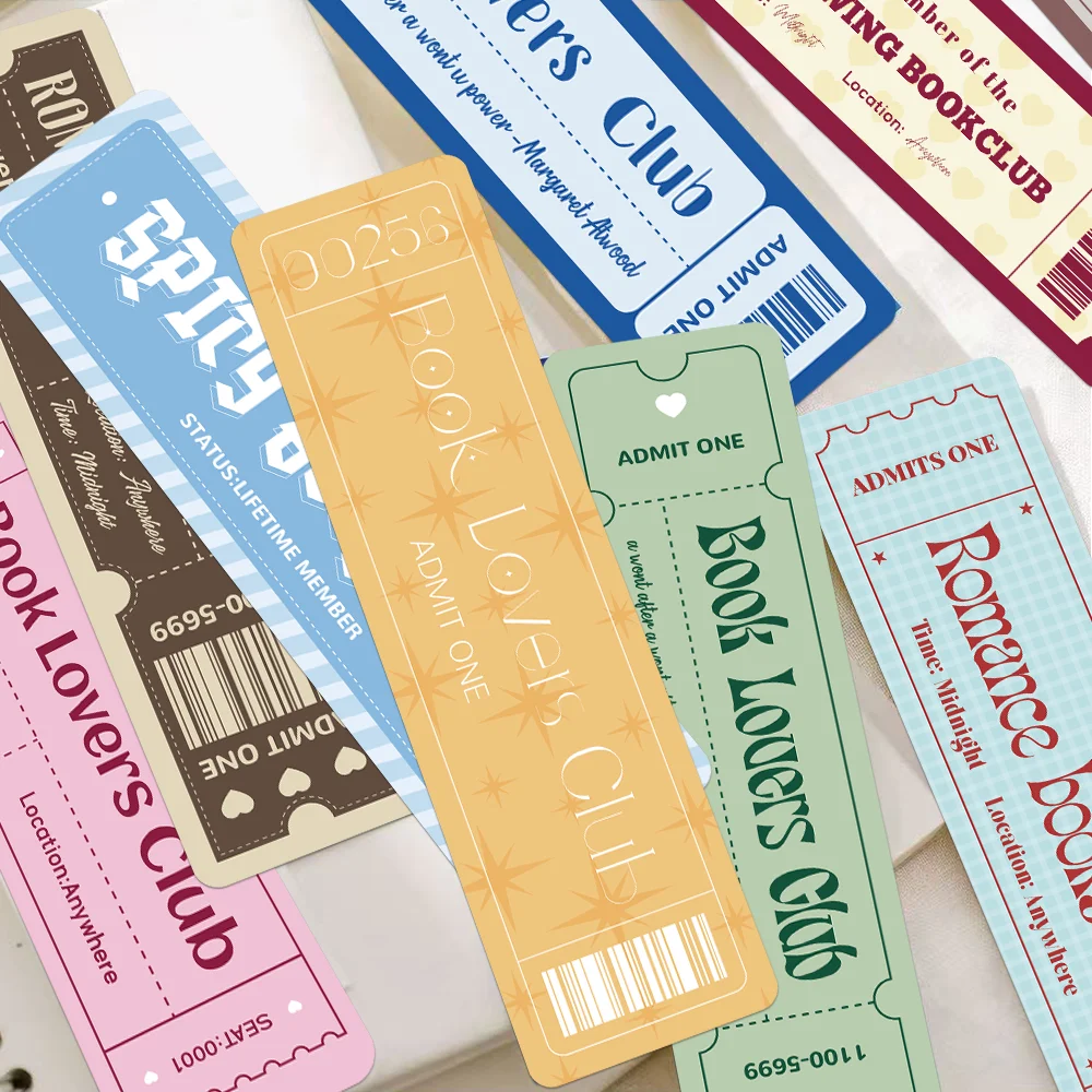 DIY 30 Uds. Marcapáginas para amantes de los libros estudiantes literarios creativos libros de lectura marcado suministros de oficina decoración manual material