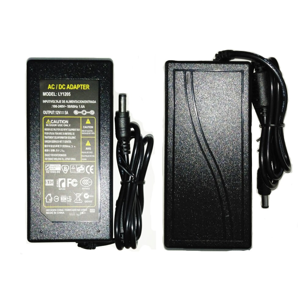 12v 5a Voeding Adapter Ac 110 220v Naar Dc Univers Grandado