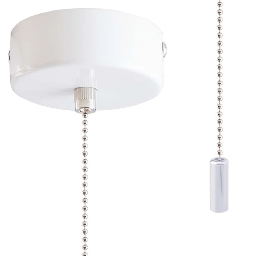 Pull Cord Light Switch for Bathroom Ceiling with 100cm Chain Modern Chrome for Enhanced Safety and Easy Control: Gold