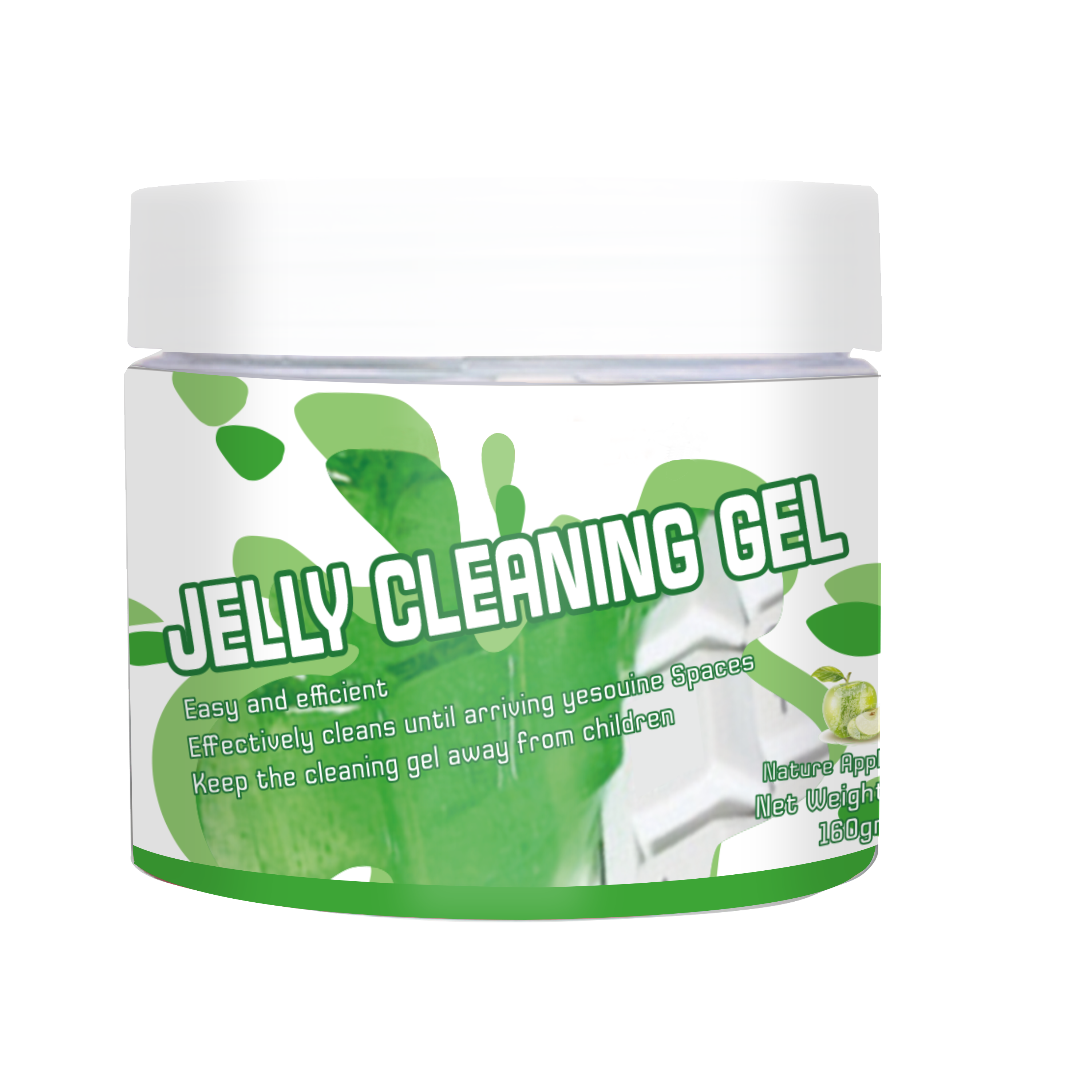 Jelly Cleaning Gel Multifunction Car Air Vent Outlet Cleaning Mud Dashboard Laptop Cleaner Gel Car Gap Dust Dirt Clean Tool: Brown