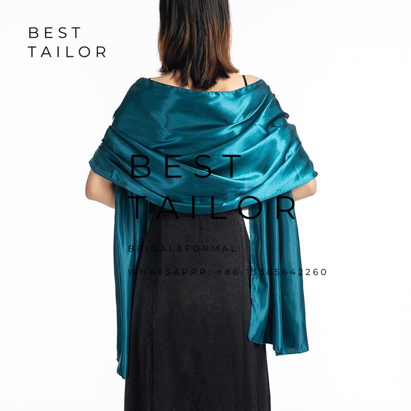 Châle de Mariage blanc boléro mère de la mariée chauffe épaules pour demoiselle d'honneur bal haussement d'épaules accessoires de Mariage Mariage femme: Teal