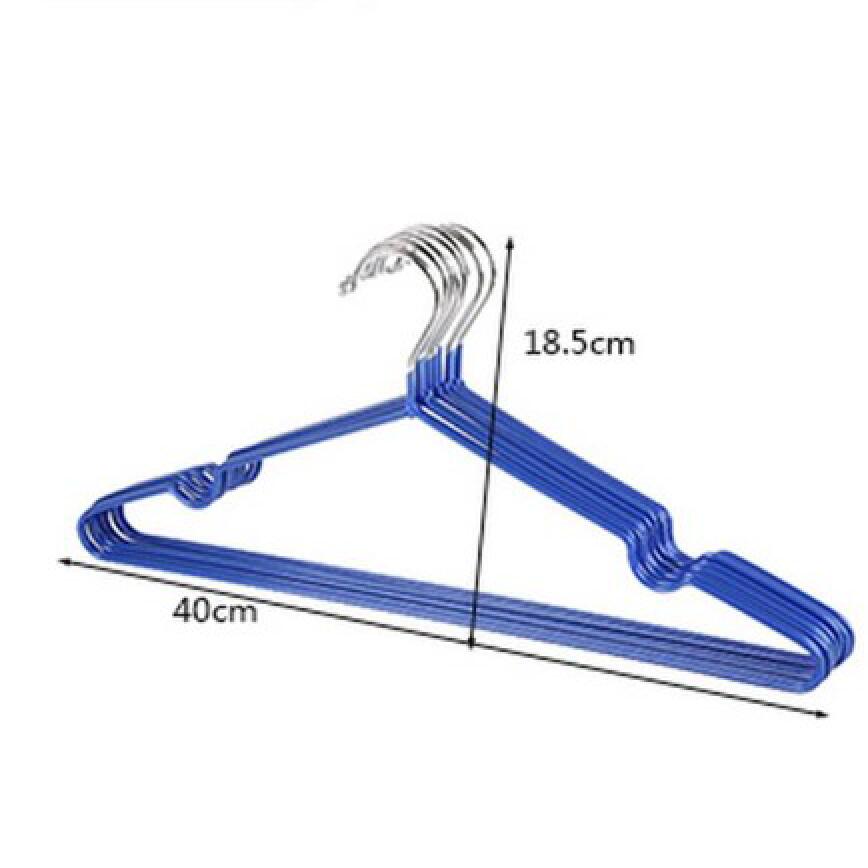 Perchas de plástico antideslizantes para secar y secar ropa, Perchero de acero inoxidable para ropa de adultos, 10 unidades por lote, 40cm