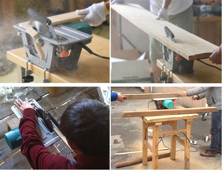 7 inch circular saw household portable woodworking electric flip electric table saw