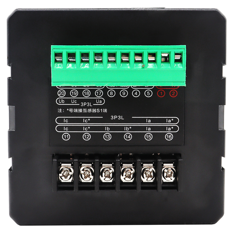 RS485 400V 3 Fase Multifunctionele Digitale Lcd Display Voltmeter Amperemeter Watt Power Energy Frequentie Meter Met Ct