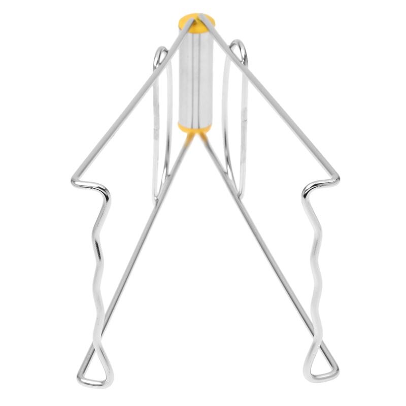 Kok chef roestvrijstalen opvouwbare schaal bord clip tang