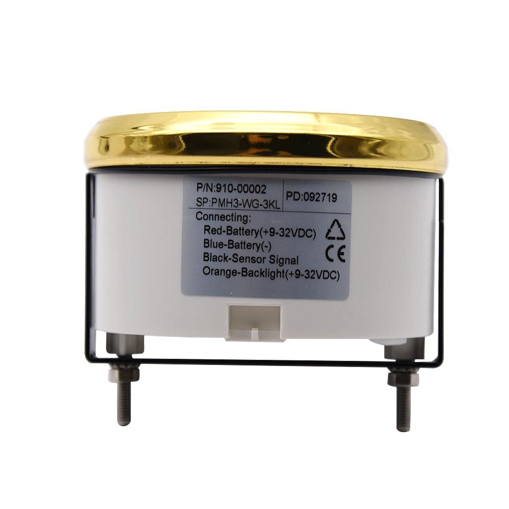 Universal 85mm Marine Boat Tachometer with Hour Meter 3000RPM 4000RPM Electric Motor Tachometer Gauge For Car Truck Boat 9-32V