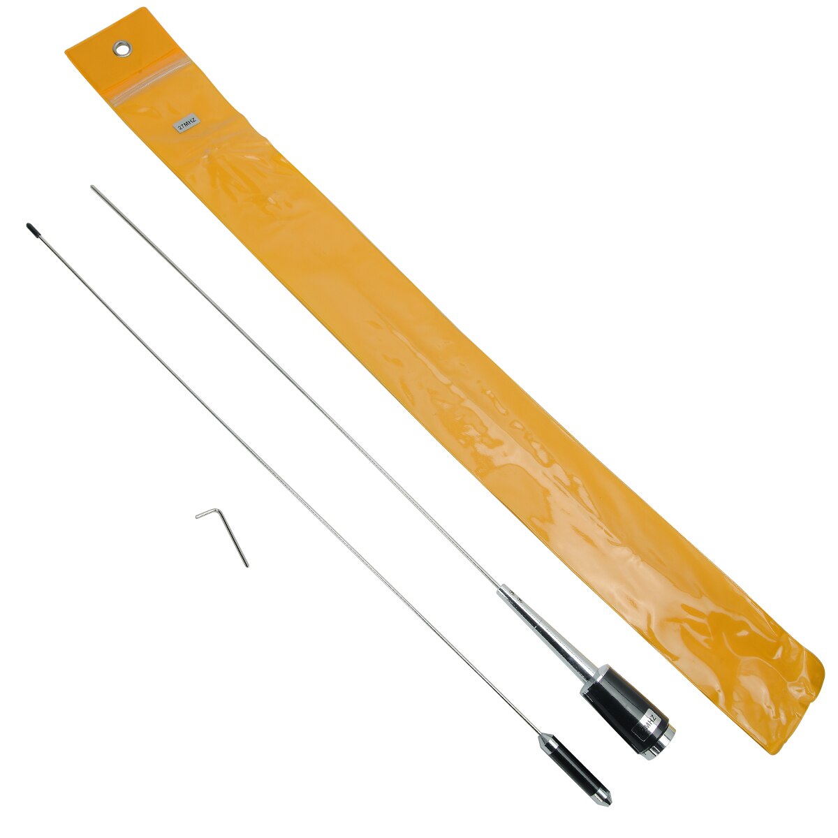 ABBREE CB-04 CB Antenna 110CM CB Radio Antenna 27MHz CB Antenna PL259 Male Compatible with Vehicle Car Truck Mobile CB Radio