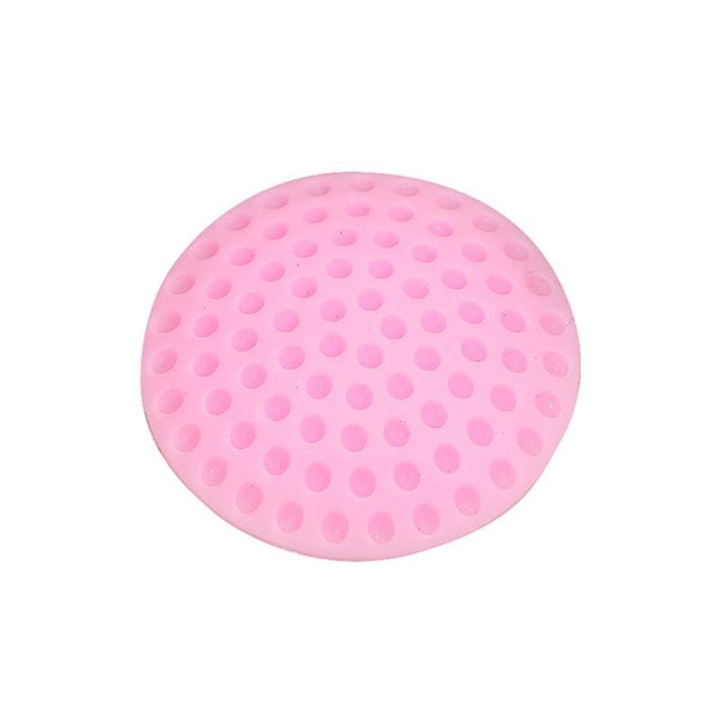 Tope de puerta autoadhesivo para el cuidado del bebé, almohadilla protectora de goma para cerradura de guardabarros, a prueba de golpes, 4 piezas: Pink 1pc