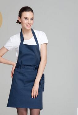 Superieure Keuken Fornuis Chefs Schort Overgooier Voorvak Oilproof Thuis Craft Bakken Schort Vrouwen Mannen Keuken benodigdheden: Paars