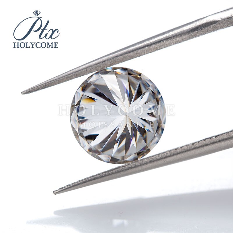 Probador de diamantes de moissanita para fabricación de joyería, certificado GRA, de fábrica de moissanita, 6,5mm, 10 corazones y 10 flechas