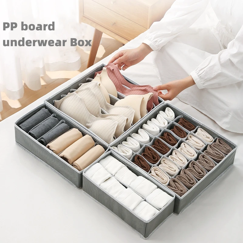 Kleding Organizer Broek Kleding Jeans Opbergdoos Garderobekast Organisatie Ondergoed Bh Sokken Compartiment Doosjes Kast