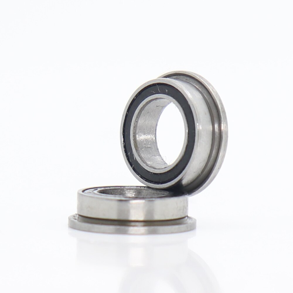 Uxcell MF85-2RS Flansch-Kugellager (5x8x2,5 Mm) – Doppelt Abgedichtet, Chromstahl, 10 Stück, Für Motoren, Getriebe & Mehr