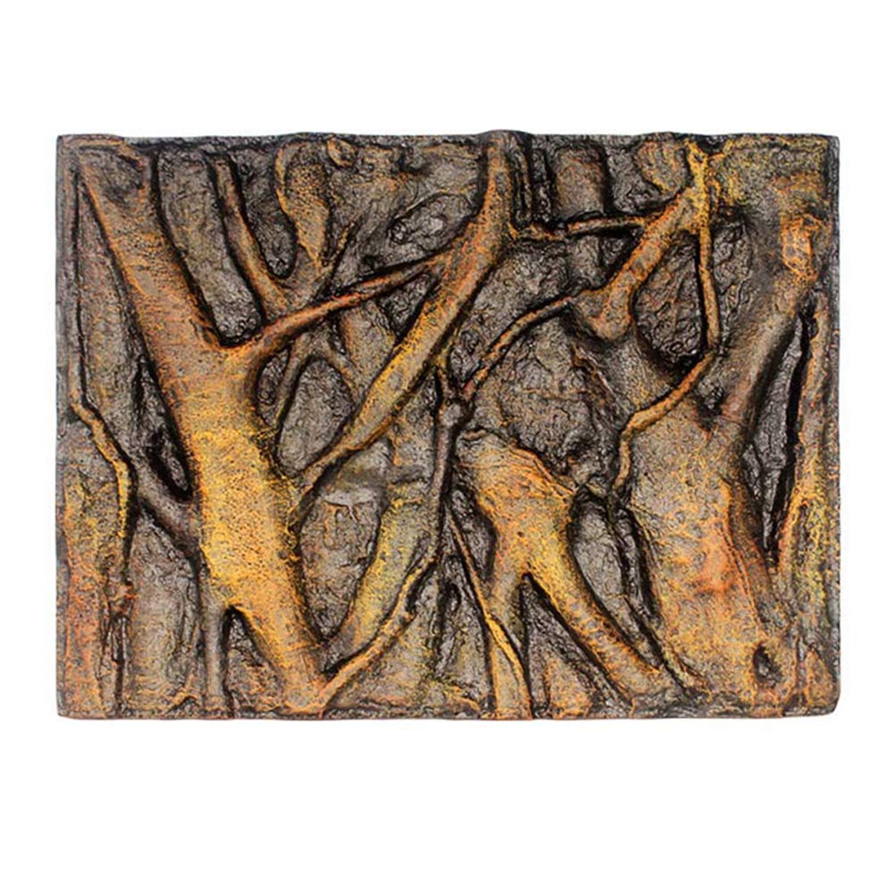 3D Schiuma Roccia di Pietra Acquario sfondo Bordo Decorazione Bordo della Gomma Piuma per Rettile Serbatoio di Pesce 60x45cm J2Y