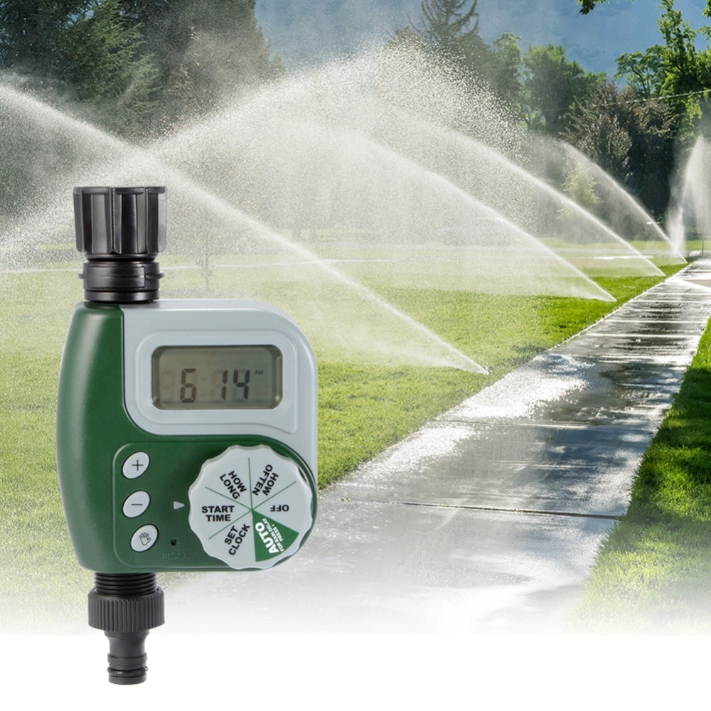 Automatische automatische tuin watering irrigatie timer tuin irrigatie automatische landbouw irrigatie timer