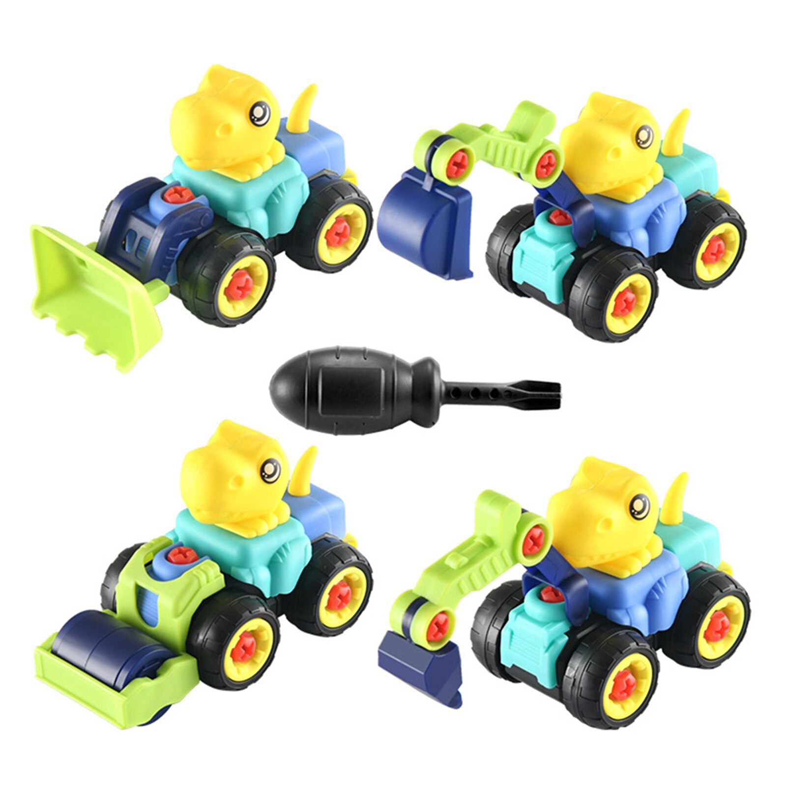 Children Disassembly Construction Engineering Car Toy Building Toys Truck DIY Nut Assembly Birthday for Boys B99