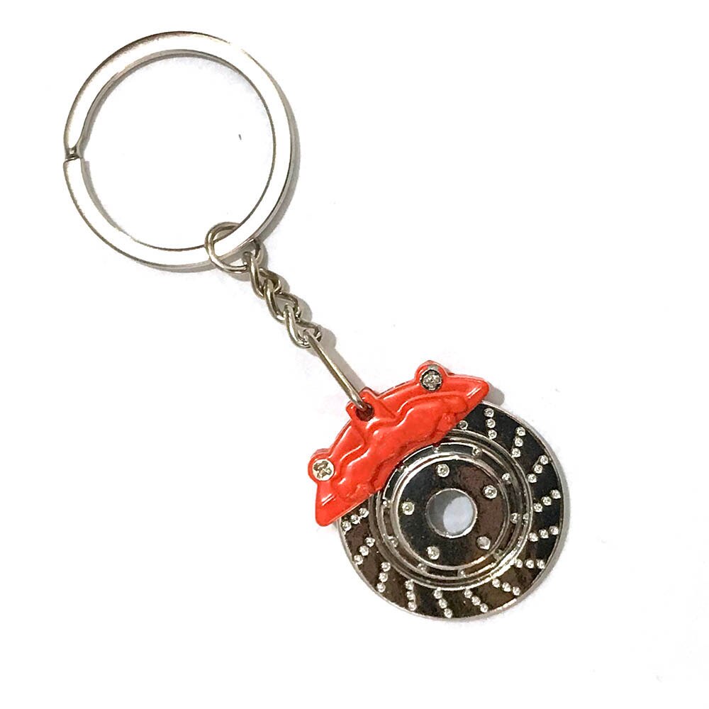 Llaveros de llanta negra para coche, llaveros Turbo Nos, llavero de metal con freno, rueda de discos, llavero concentrador, accesorios para coche: 7