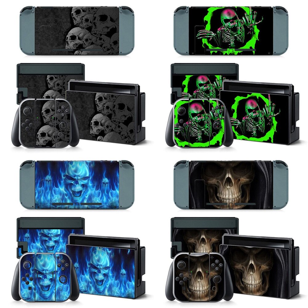 Custom Full Set Vinyl Decal Protector Skin For Nintendo Switch Console Controller Skin Sticker