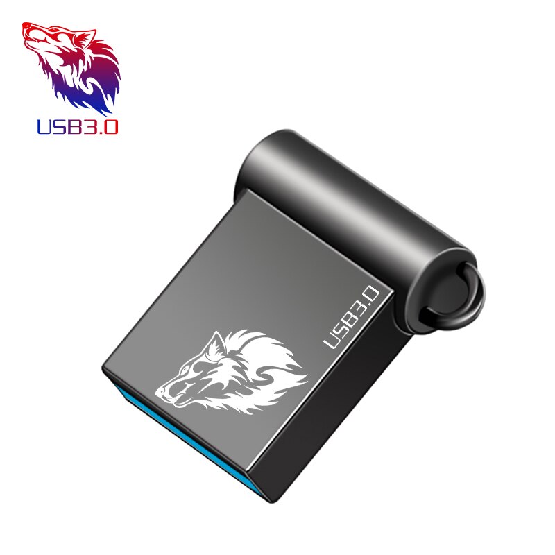 super mini Metal USB 3.0 Stick high speed 4GB 8GB 16GB 32GB 64GB real capacity usb3.0 Pendrive Flash Memory stick: 64GB / black