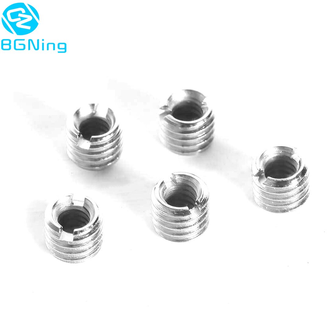 Metal Adapter 8mm Female 1/4 to Male 3/8 Convert Screw for Tripod Monopod Ball Head Camera SLR Photo Studio Accessory