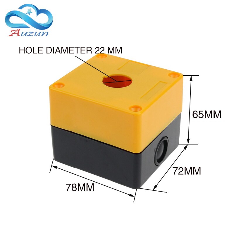 Single hole button box control box 22mm BX1-22 emergency stop button box button box.