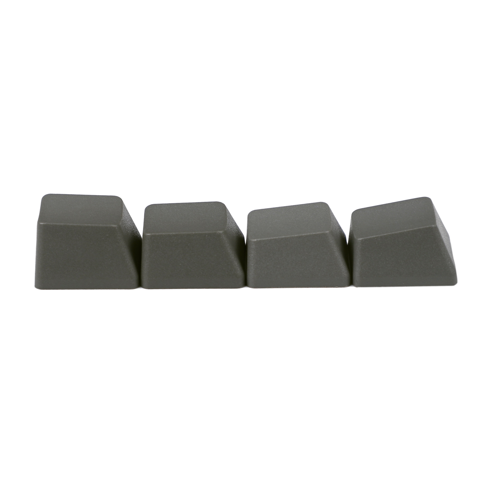 1u R1 R2 R3 R4 teclas personalizadas alfanuméricas de perfil OEM PBT grueso en blanco para teclas DIY: Beige / Interruptor marrón