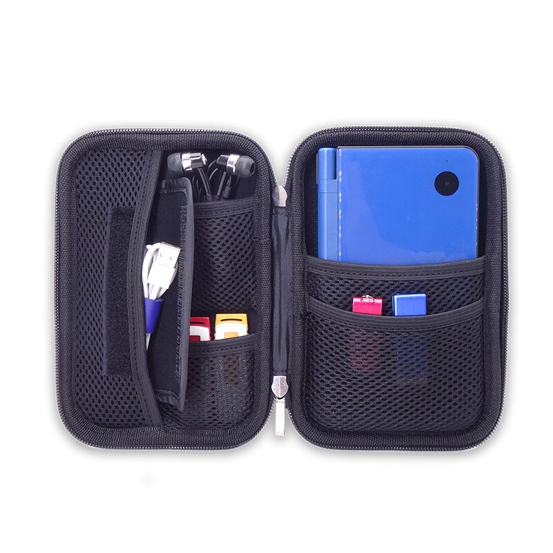 HDD Storage Box Case Shockproof Protective Portable External Enclosure Bag Shell with Zipper for 2.5 Inch Anti-Static Hard Disk