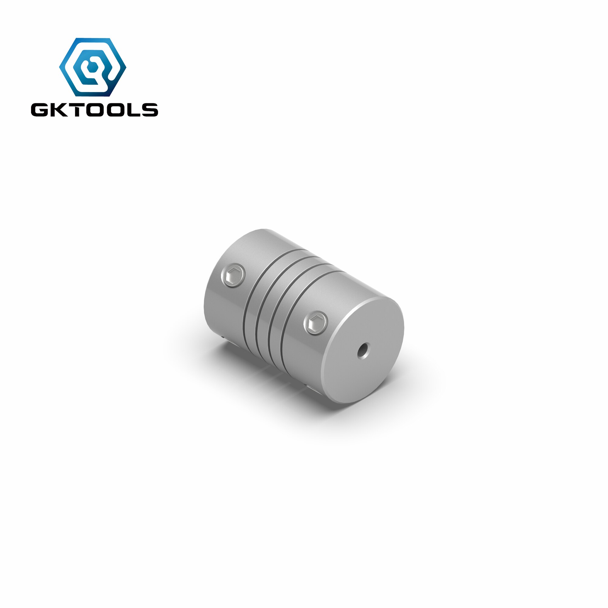 Gktools aluminium cnc motor kjeveakselkobling 2mm til 8mm fleksibel kobling  od 16 x 23mm 2/3/3.17/4/5/6/6.35/8 mm