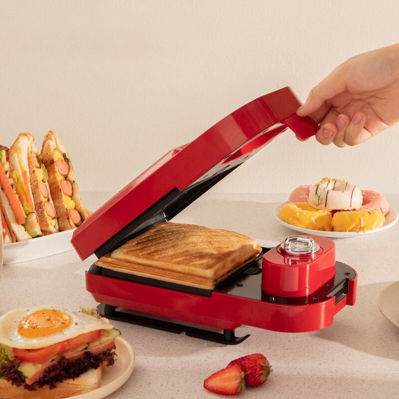 YIDPU Breakfast Machine, Bread Machine, Detachable Household Sandwich Machine, Waffle Machine, Electric Baking Machine