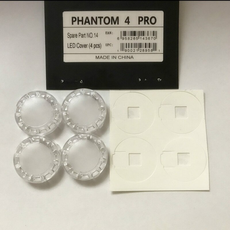 Voor Phantom 4 Professionele Geavanceerde LED Schaduw Lamp Cover Light Cover Protector Component Onderdeel 14