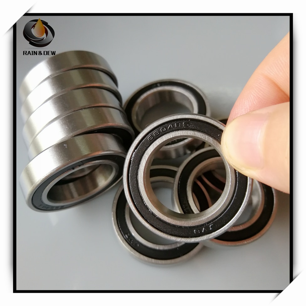 2Pcs 6804 Hybride Céramique Roulement 20x32x7mm ABEC-7 Supports De Pédalier et Pièces de Rechange 6804RS Si3N4 Roulements À Billes