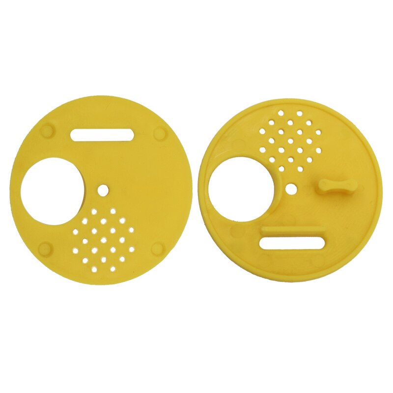 20 Pcs Bijenkorf Doos Entree Gate Plastic Geel Ronde Bijenkorf Nest Deur Vents Bijenteelt Gereedschappen Bijenteelt Apparatuur Levert