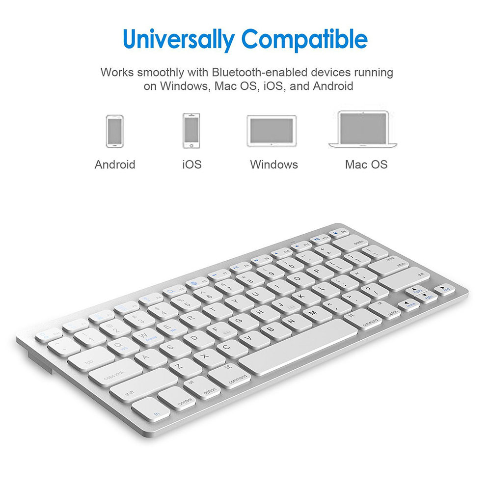 Bluetooth Wireless Keyboard Russian Thai Korean German Spanish Arabic French Gaming Keyboard For Laptop PC Gamer Tablet iPad