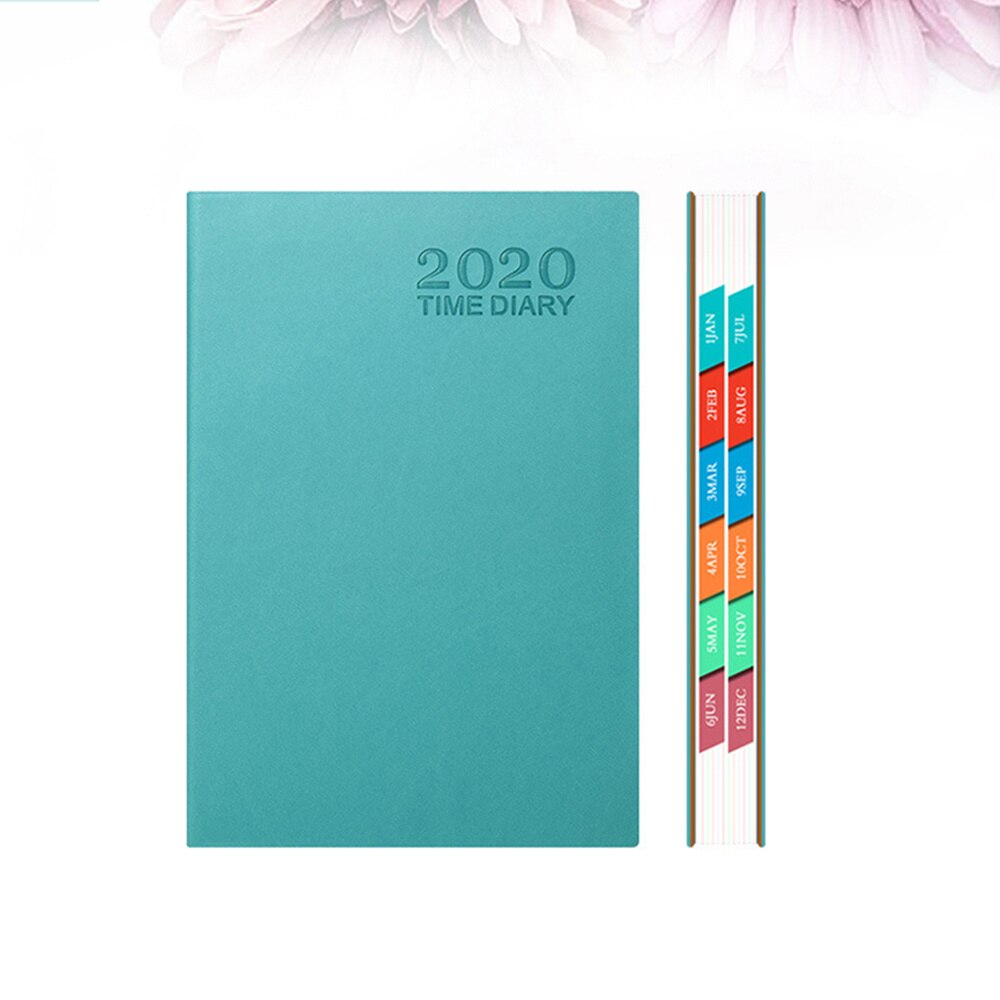 Exquisite A5 Planner Efficiency Agenda Schedule Notebooks Diary Stationery for Home School Office (Orange): As Shown