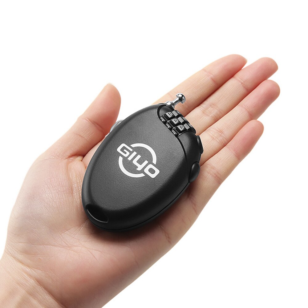 Mini Bicycle Lock Bike Helmet Anti-theft Locks 3 Digits Combination Password Road Bike Telescopic Cable Lock Cycling Lock