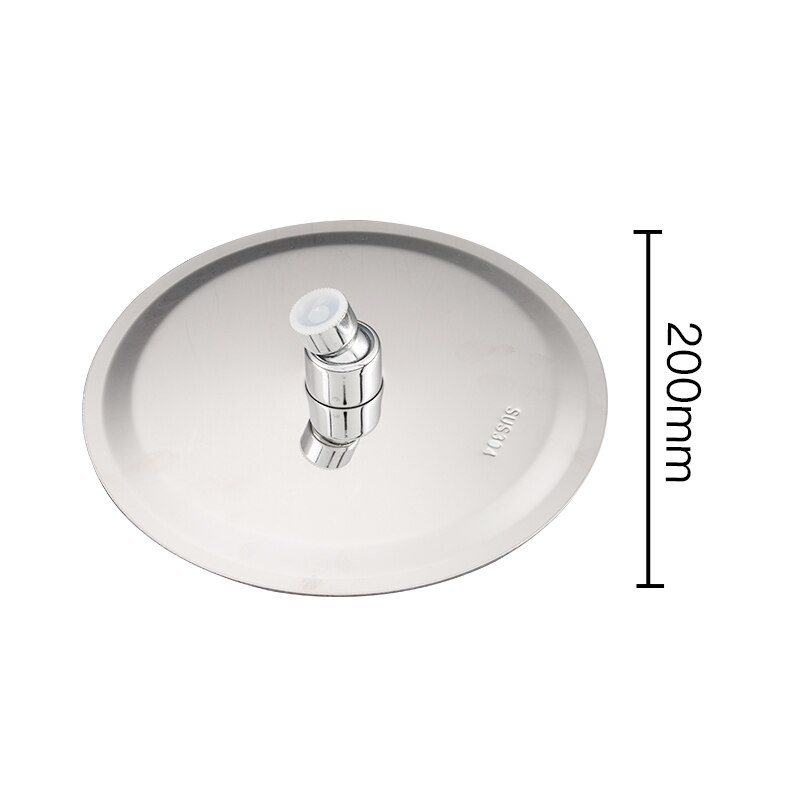 GAPPO okrągły i kwadratowy prysznic ze stali nierdzewnej prysznic deszczowy chrom wysokociśnieniowy ultra-cienki prysznic kran Ducha: Y043-2