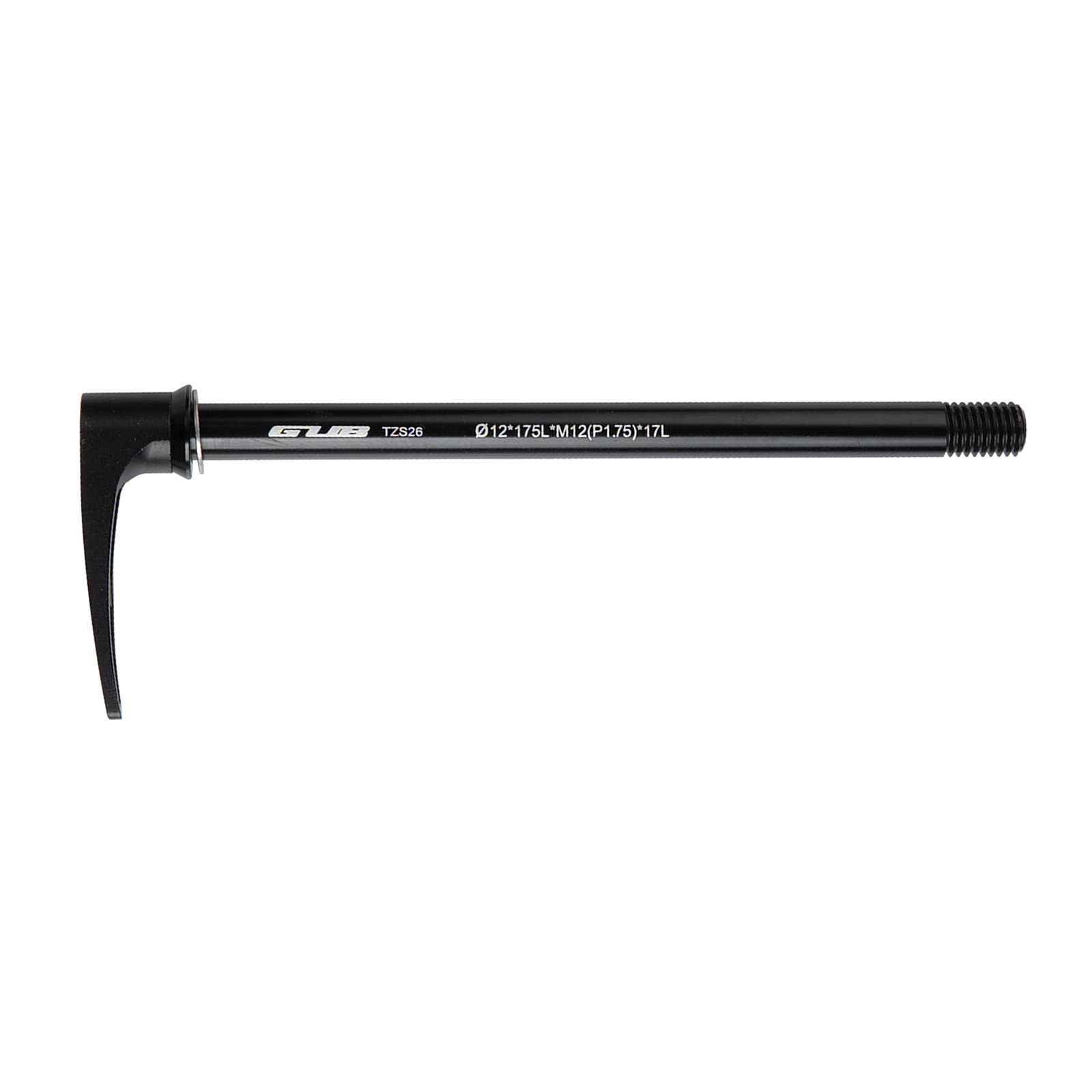 Bicycle Thru Axle Bike Quick Release Mountain Bike Hubs Tube Shaft Skewers Rear Axle 12x142 12x148 M12 P1.75 P1.5 P1.0 Axle: 175L P1.75 17LHandle