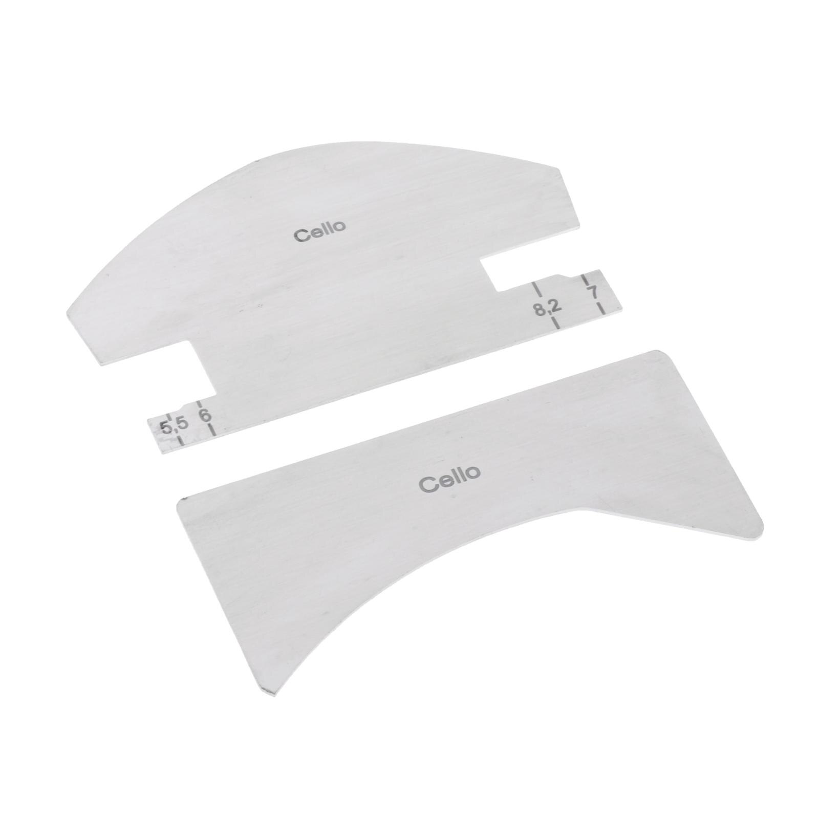 1pc/2 sztuk metalowe mostek robić skrzypiec podstrunnica szablony 1/2 3/4 4/4 skrzypce wiolonczela altówka bardzo szablon skrzypce wiolonczela kontrabas Acces: Cello 2szt