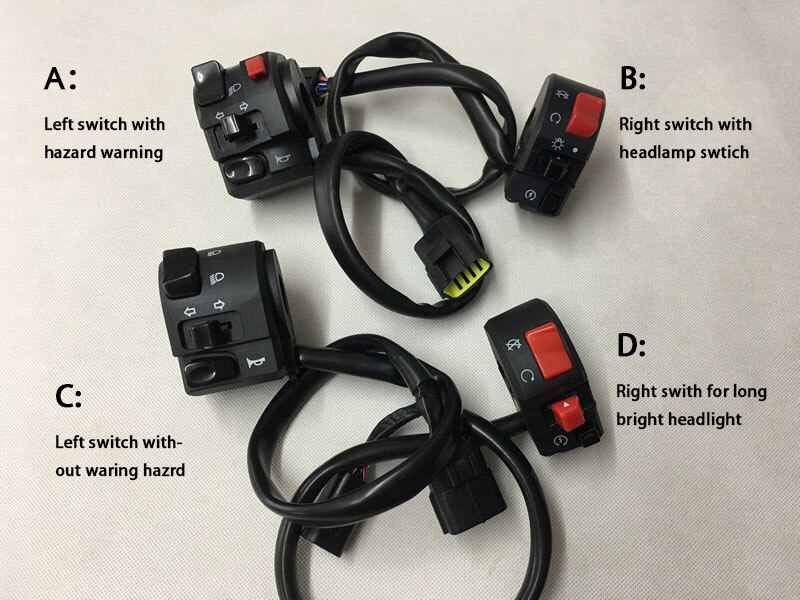 Left Switch / Right switch for Benelli BJ600 BN600 TNT600 Stels 600 Keeway RK6 / BJ BN TNT 600
