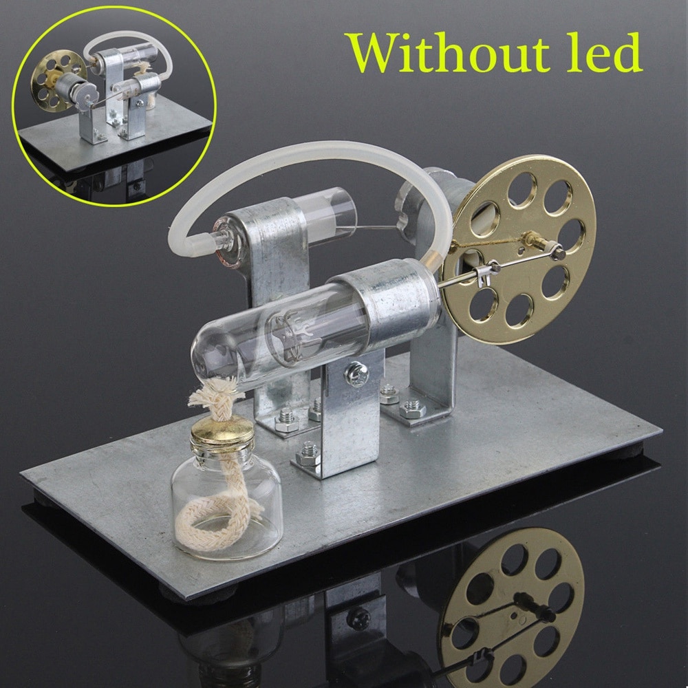 Motor Stirling de aire , modelo de generador eléctrico, Motor de física, potencia de vapor, juguete