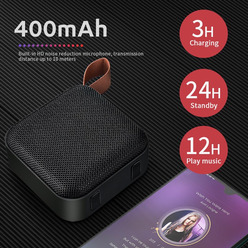 Draadloze Bluetooth Mini Speaker Stereo Portable Speakers Subwoofer Bluetooth 4.2 Met Sd Fm Outdoor Kolom Luidspreker Luider