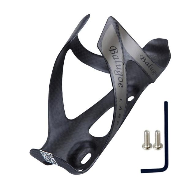 2022 BALUGOE Full Carbon Bicycle water bottle cage MTB road Bike bottle holder Ultra light cycle equipment matte / light: BALUGOE Gray 1PCS