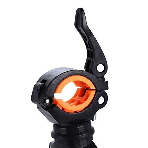 Soporte para linterna, luz LED Universal para bicicleta, soporte para antorcha, pinza de rotación 360 para ciclismo