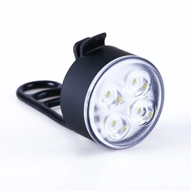 Usb genopladeligt cykellygtesæt super klart forlygte og baglygte med led-cykellygte på 650 mah , 4 lystilstandsmuligheder: Lilla