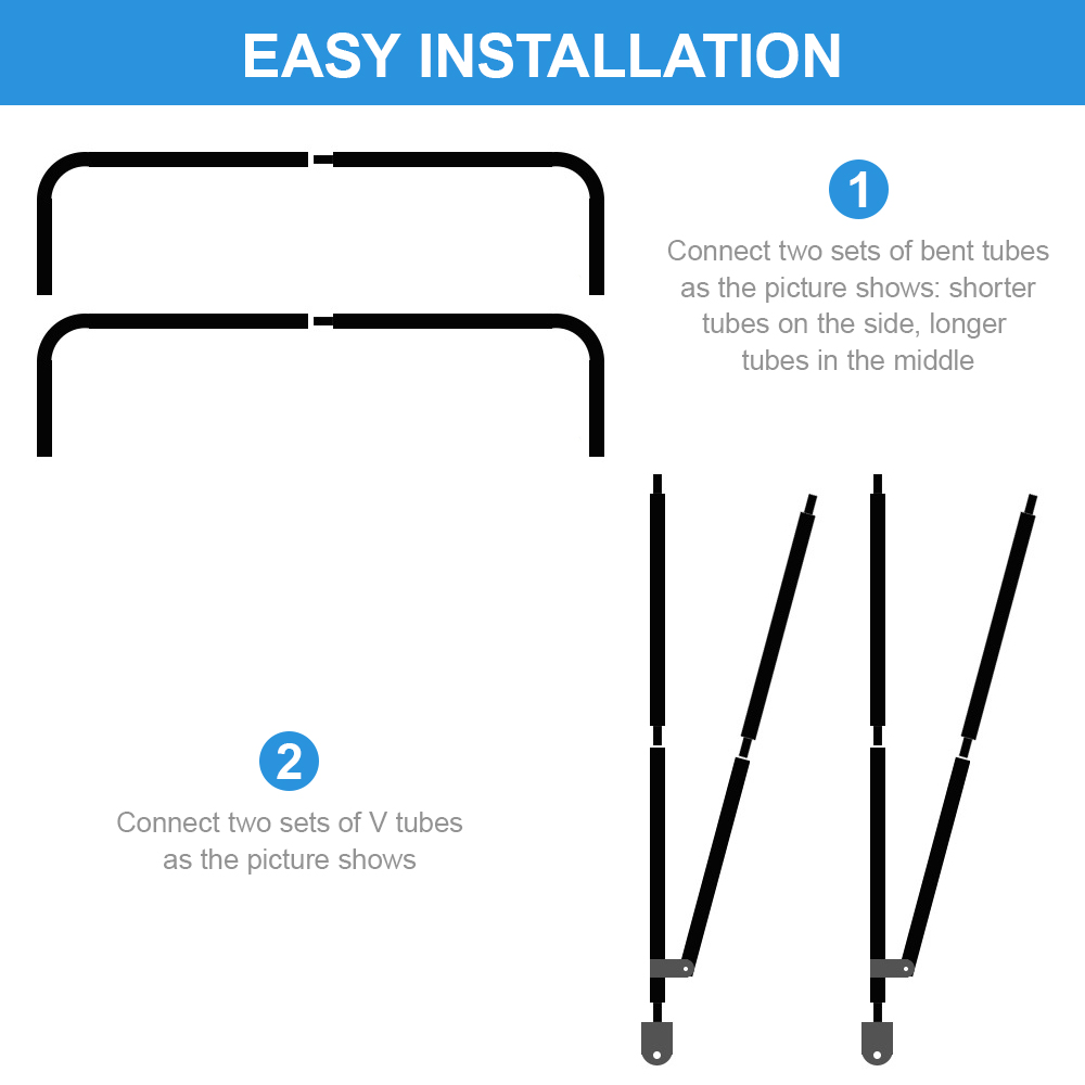 Waterproof Boat Bimini Top Cover Waterproof Anti-UV Kayak Boat Canopy Awning Kayak Canoe Surfing Tent Sun Shade