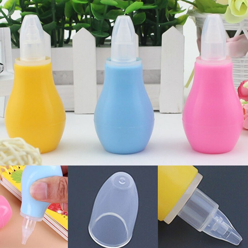 Geboren Silicone Baby Veiligheid Neus Stofzuiger Zuig Kinderen Neuszuiger Baby Care Diagnose-Tool Vacuüm Sucker