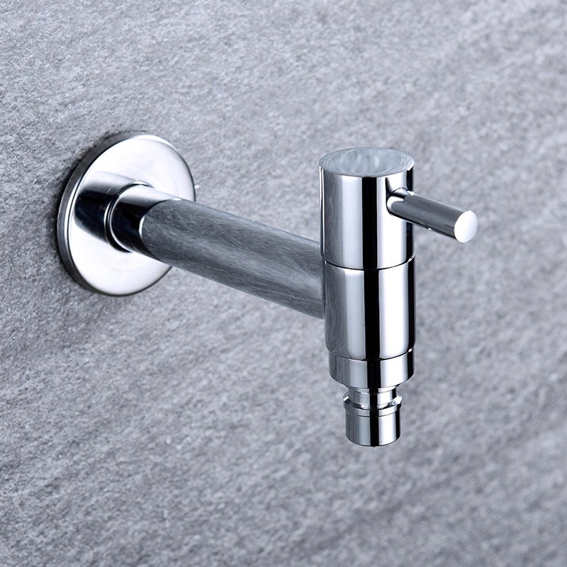 LIUYUE Faucets Brass Chrome Outdoor Garden Faucet Wall Mounted Bathroom Corner Washing Machine Faucet Bath Toilet Mop Pool Taps: D